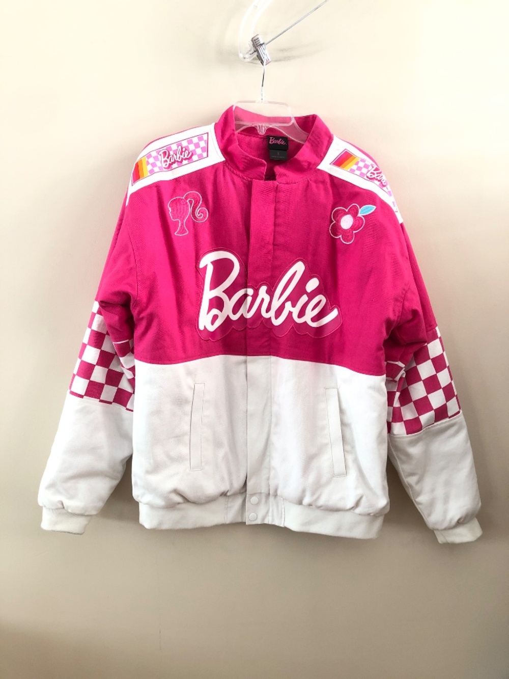 Barbie Checkered Racing Jacket - BoxLunch Exclusive - Picture 3 of 12